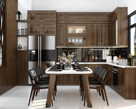 Thi công nội thất gỗ HCM cho căn hộ chung cư hiện đại, tối ưu không gian